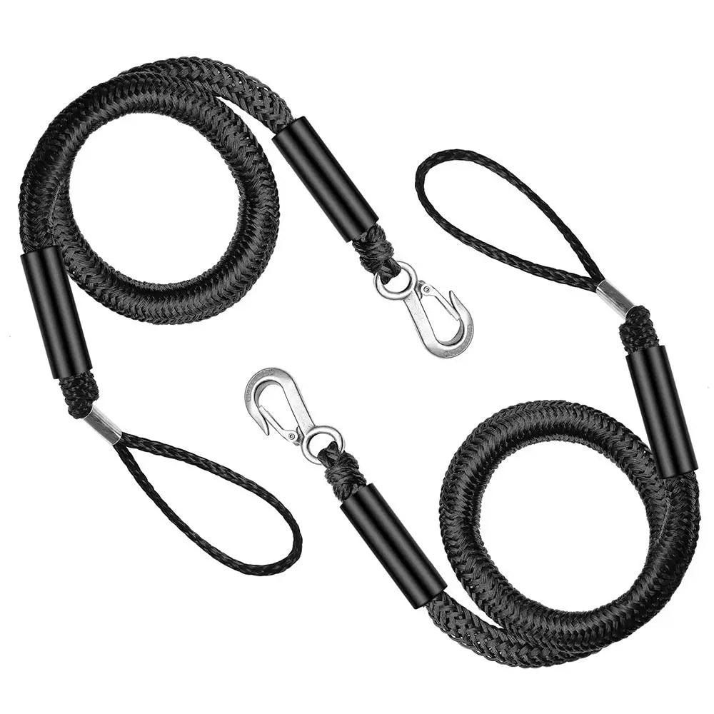4FT Kayak Boat Bungee Elastic 3 Colors Watercraft Sea Doos Jet Ski Pontoon Power Boat Mooring Rope Outdoor Accessories