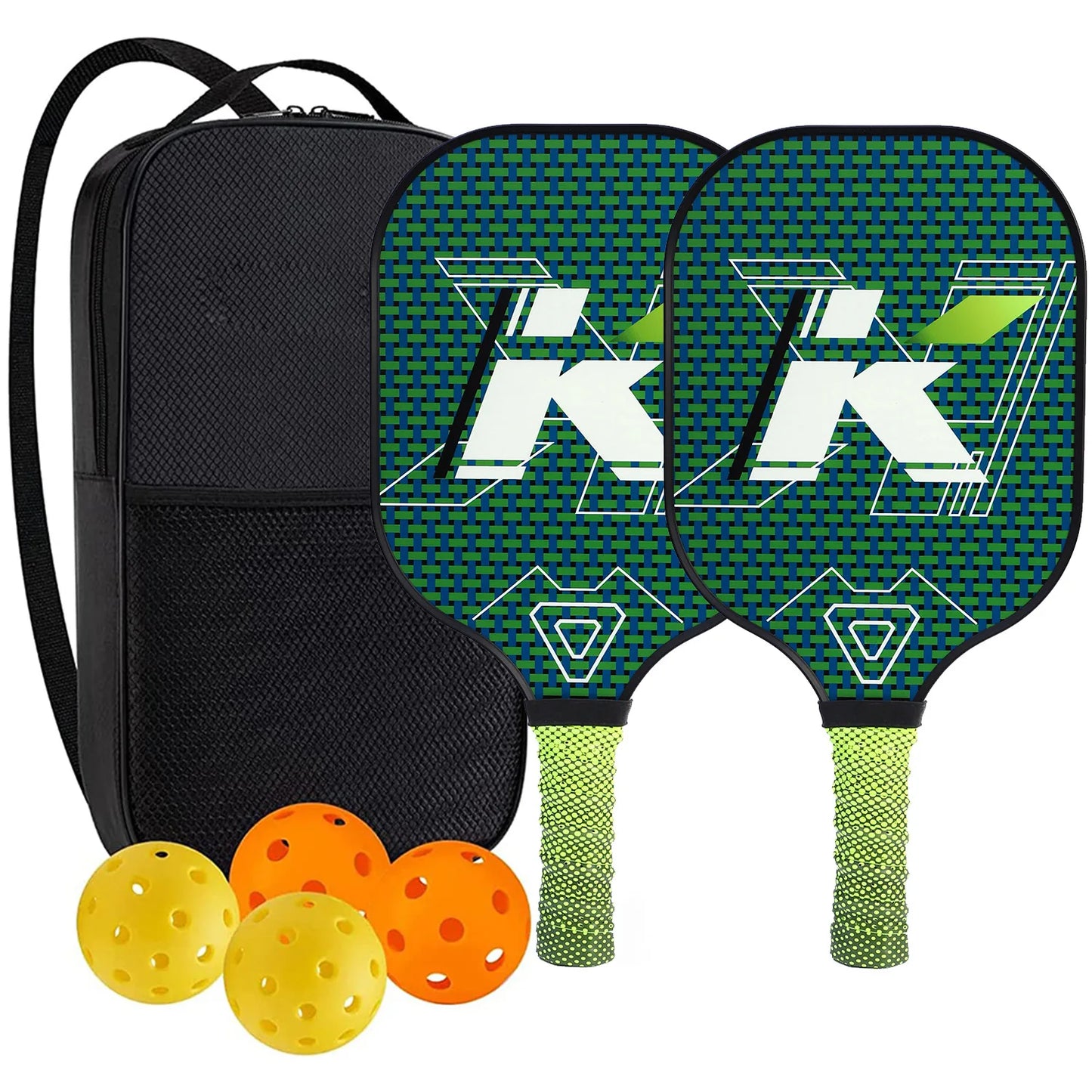 Pickleball Paddle Carbon Fiber USAPA Approved Pickleball Set Sports 6 pieces with packaging Outdoor Beach Tennis Racket