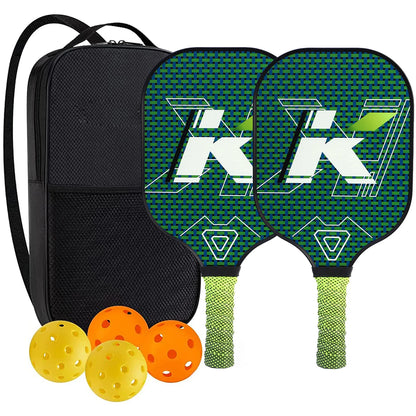 Pickleball Paddle Carbon Fiber USAPA Approved Pickleball Set Sports 6 pieces with packaging Outdoor Beach Tennis Racket