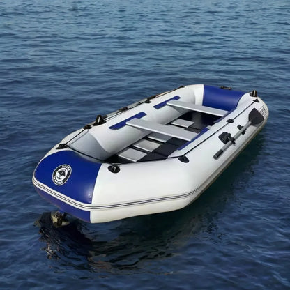 9.8FT 3M Wooden Floor Safety Inflatable Fishing Boat Racing Boats and Kayak Surfing Kayaking for the Sea Outdoor Watersports