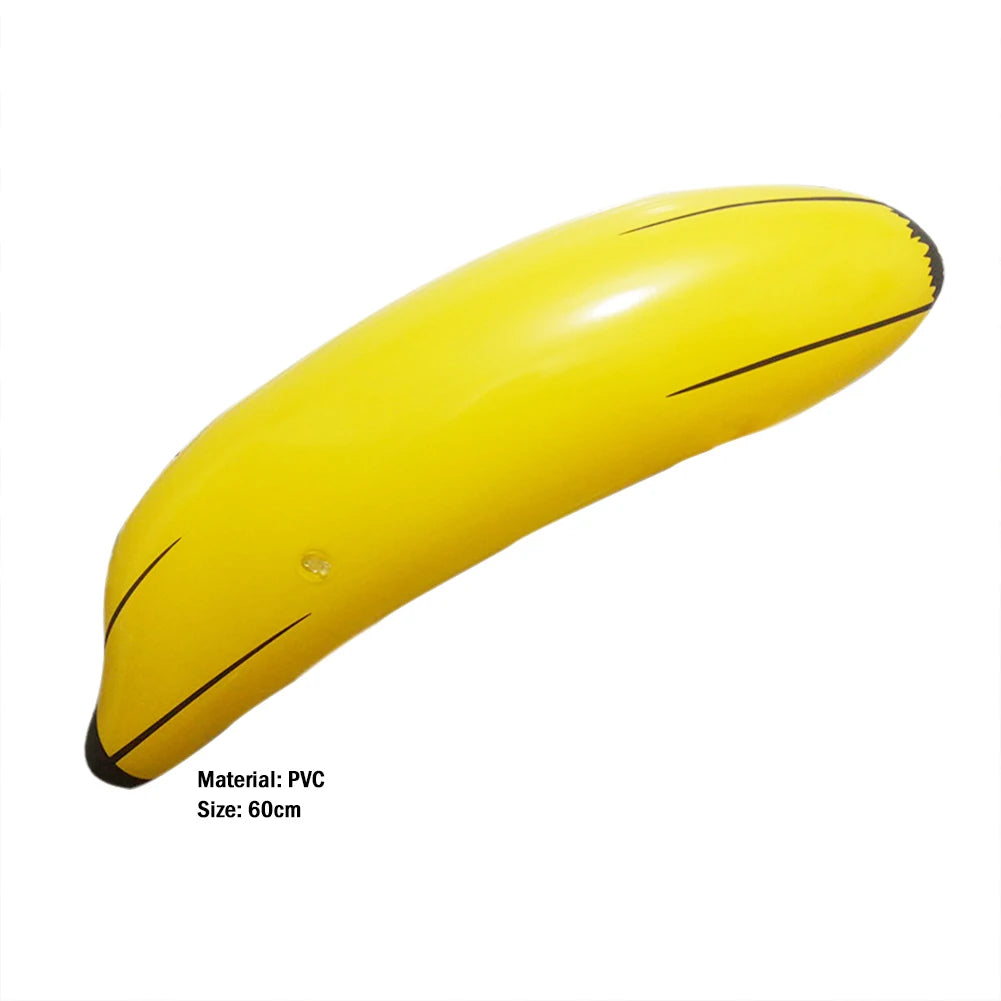 Inflatable Banana PVC Blow Up Pool Water Beach Party Cute Shape Children Toys