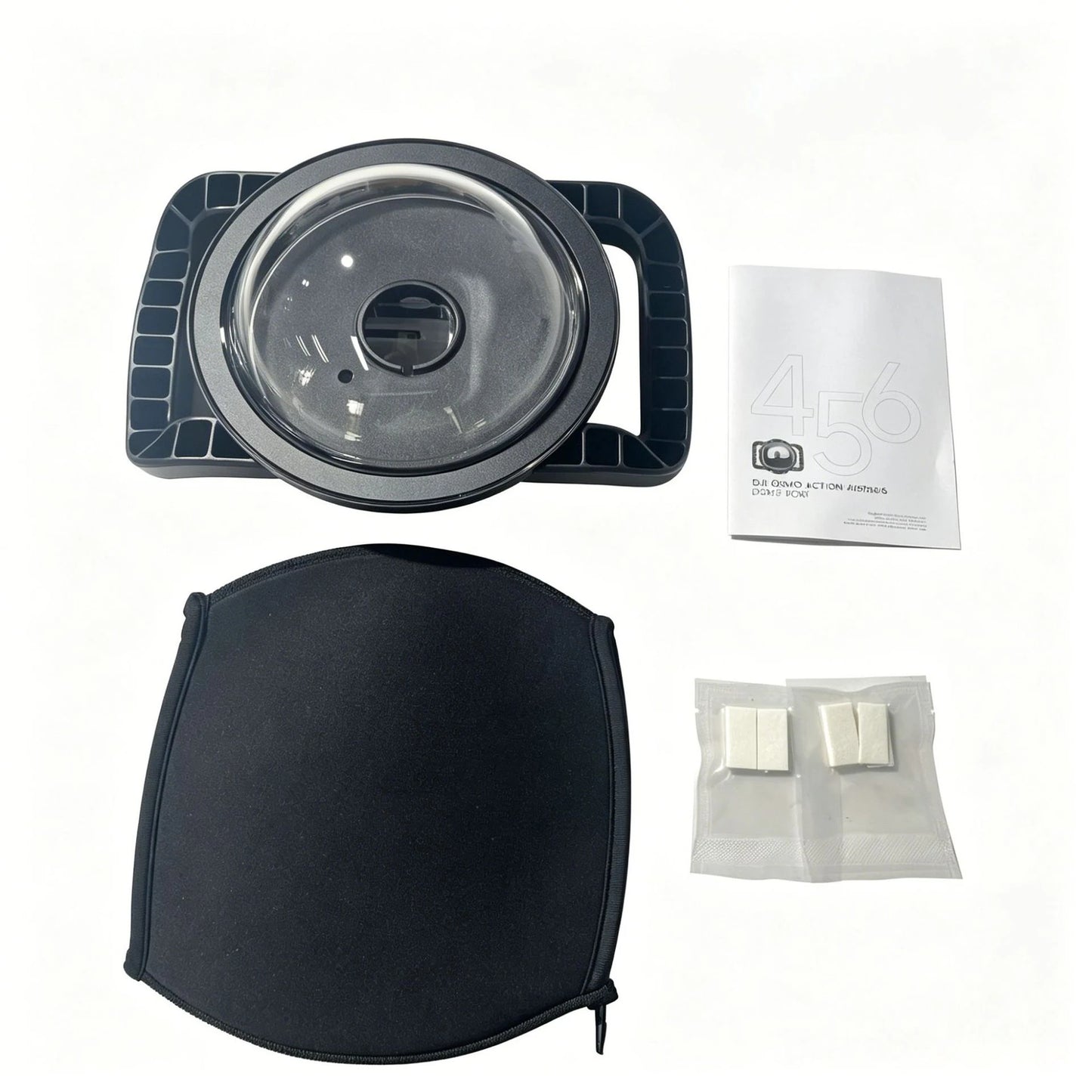 Underwater Dome Port for DJI osmo action4/5 Pro/6 Camera, Anti- Scratch Acrylic Material, Well-Designed Hatch Closure System