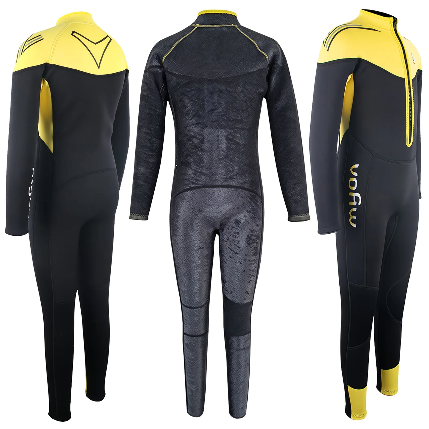 Thermal Full Wet Suits for Girls,Long Sleeve Anti-UV One-Piece Kids Wetsuits,3.5mm Neoprene,Thick Warm Swimming Surfing Wear