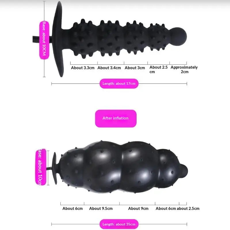 Adult Toys G Spot Expansion Stimulate Sex Tool Inflatable Anal Butt Plug Dilator Big Dildo Insertion Male Prostate Toy Massager