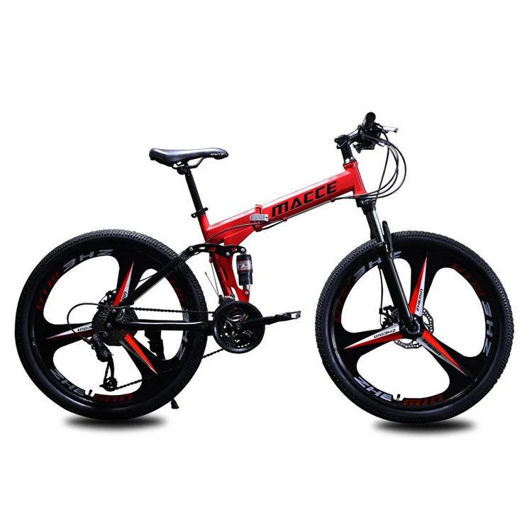 Eco-friendly 26 Inch Size Wheel Folding Bike Cycling Steel Frame Folding Mountain Bicycle