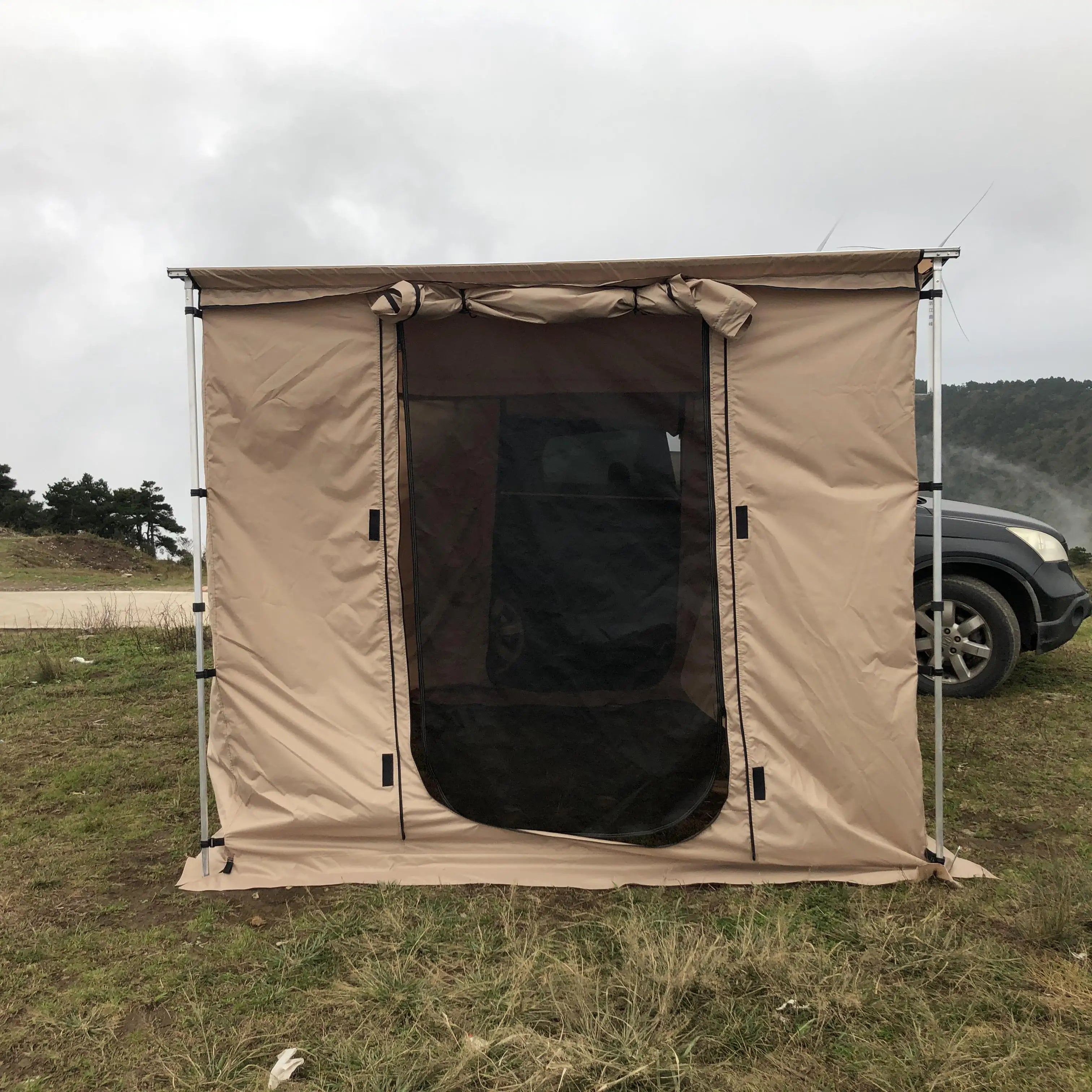 Camping Car Tent Side Awning Annex Room Outdoor Camping Mosquito Net Room Without Awning / Base Cloth