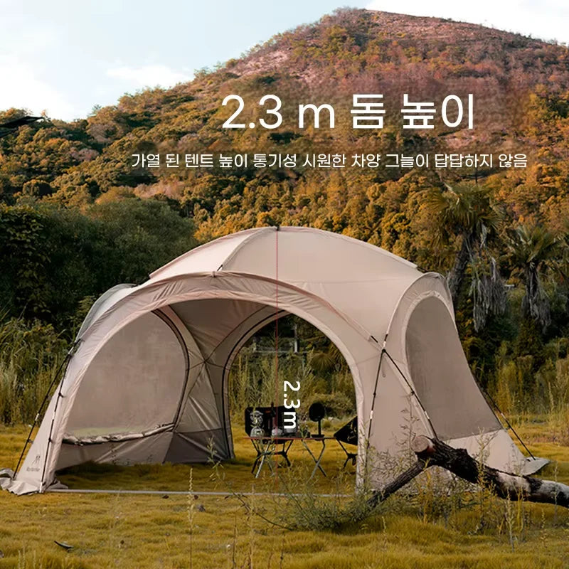Mountainhiker outdoor camping tent car large shading dome shading family four seasons waterproof anti-mosquito net equipment