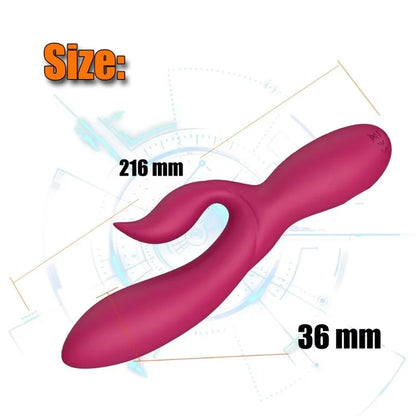 Adult female massager Dual-motor vibrator Adult toy Anal plug masturbator Adult product, suitable for women aged 18 and over