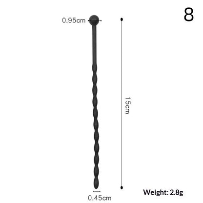 Adult Products Sex Toys For Couple Urethral Plug Beads Butt Plug Silicone Masturbation Inertia Flexible Penis Plug Massager