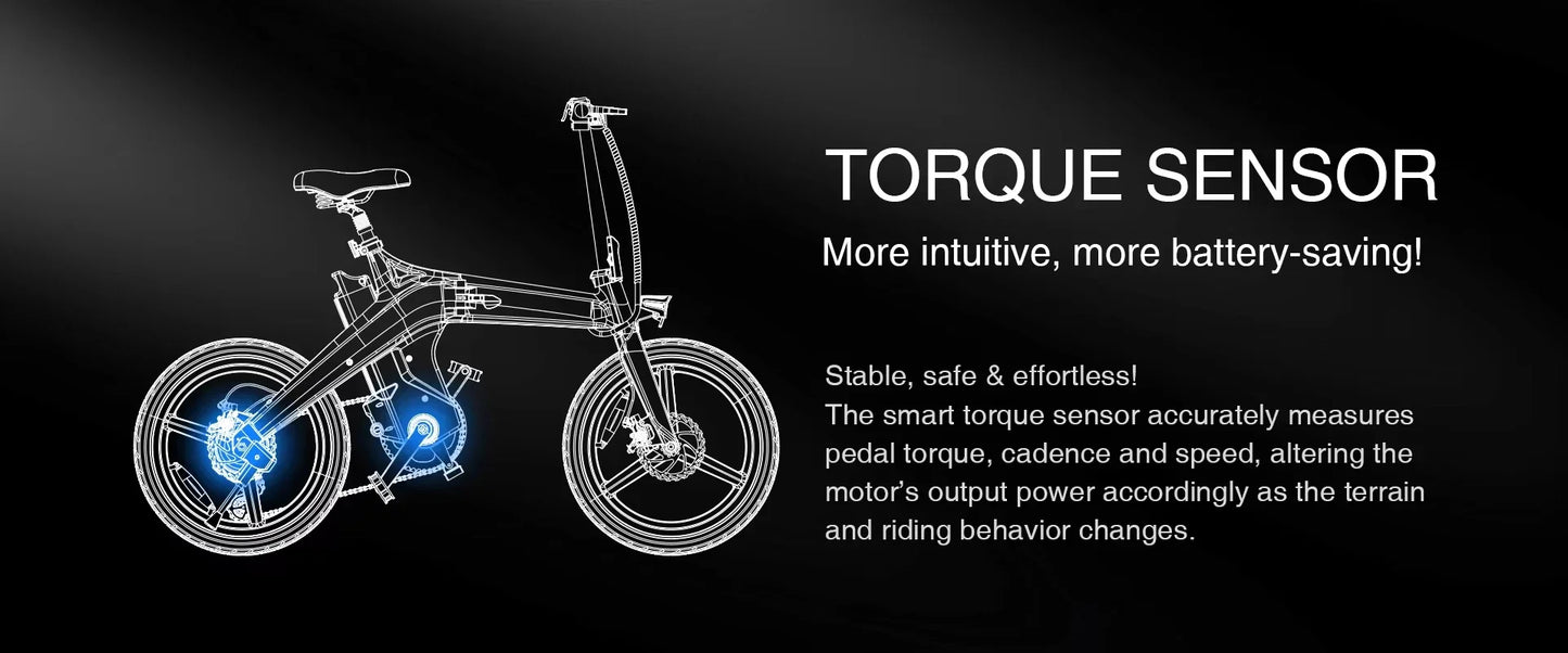 250W brushless motor electric bike, 20-inch 36V 10AH battery foldable electric bicycle, convenient ebike for urban commuting