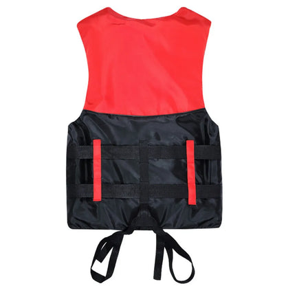 2026 S -XXXL Swimming Boating Life Jacket Skiing Vest Survival Suit Outdoor Polyester Life Jacket for Adult Children Whistle