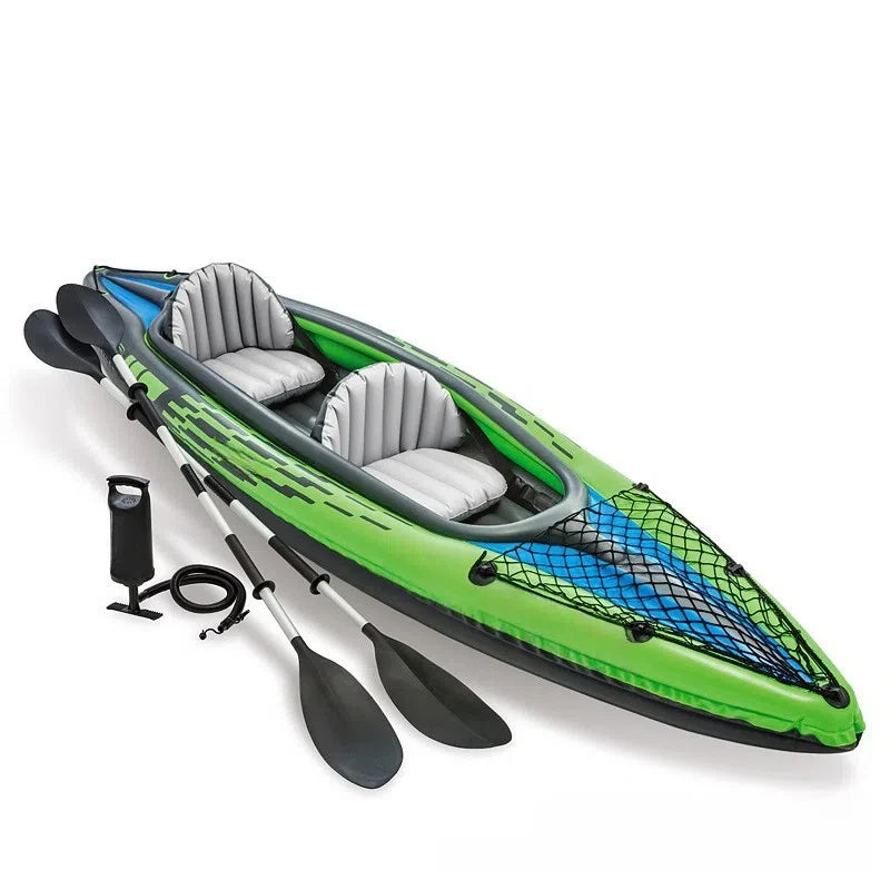 KAYAK Inflatable Rowing Boat Set For Sport Gaming Outdoor On Water Sport