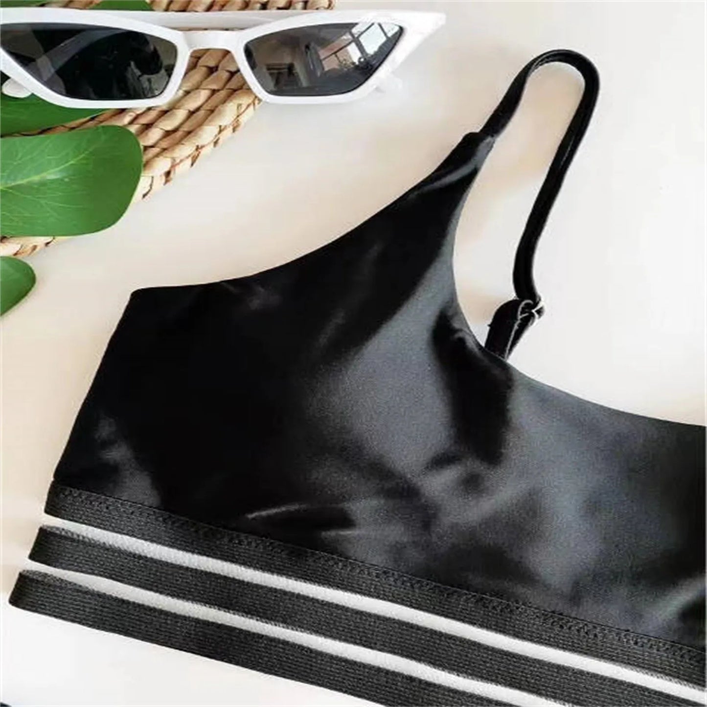 Female Bathing Suit Swimwears Women'S Sexy Triangle Bikini Two Pieces High Waisted Female Swimwear Summer Bikinis Sets купальник