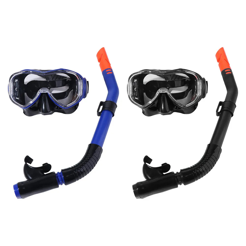 Waterproof Underwater Snorkeling Mask Breathing Anti Fog Women Diving Suit No Leaking with Breathing Tube Swimming Goggles