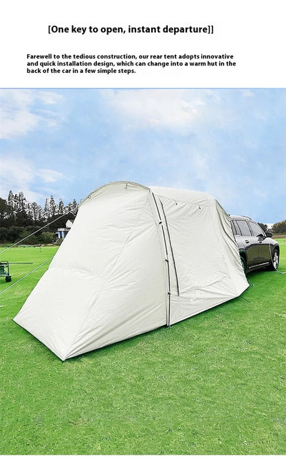 Lohascamping Car box docking tent  Portable Waterproof SUV Tail Tent 3-4 people Dome tent Sunshade Tunnel style tent,Large tent,