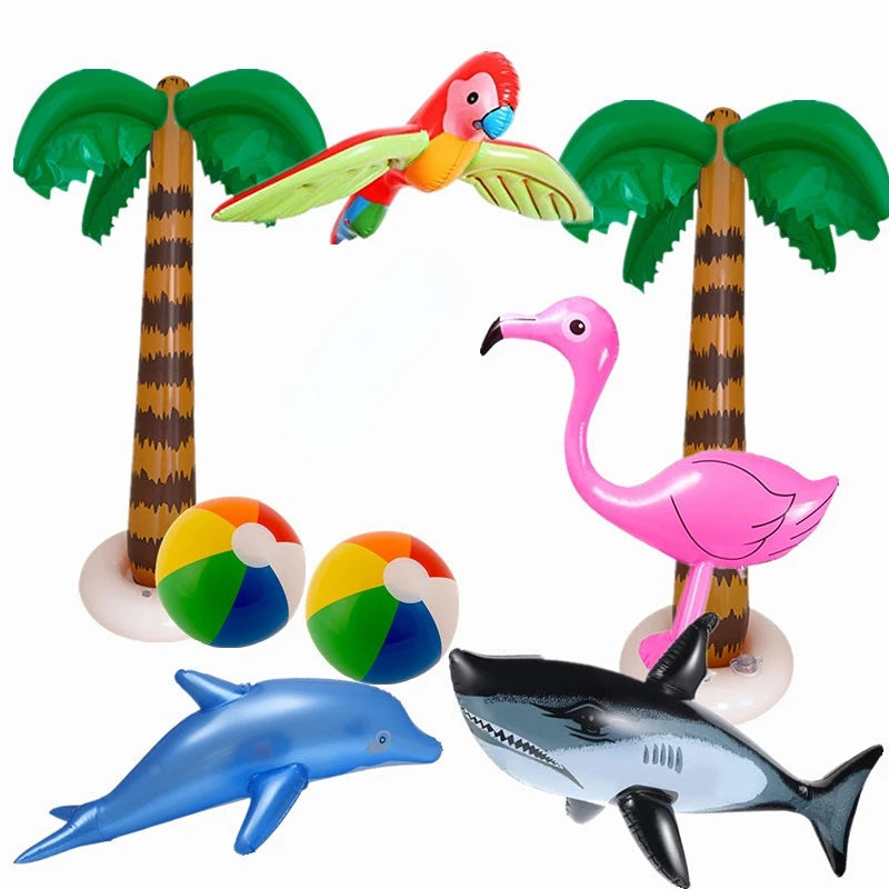 Inflatable Summer Swimming Pool Toys for Children Float Water Toys Beach Garden Pools Party Decor Hawaiian Event Partys Supplies