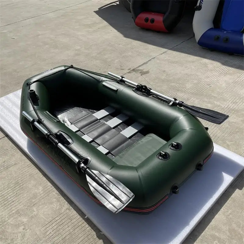 No Accessories Parts B175 Solar Marine 0.7 mm PVC Inflatable Rowing Fishing Boats One Person Kayak Canoe Dinghy Waterplay Craft