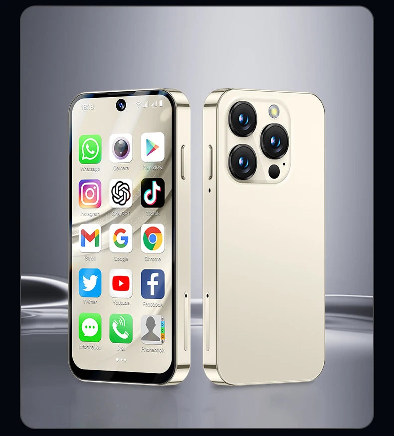 2025 NEW mini Android Smartphone 3.88" HD Display,4G LTE/3G WCDMA,4GB+128GB/2GB+16GB,2000mAh Battery Small Mobile Phone Unlocked