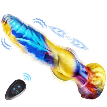 Thrusting Dildo Sex Toys Vibrator Monster Huge Thick Dildos Anal Toys Remote Control Multi-Modes Big Dildo Adult Sex Toys & Game