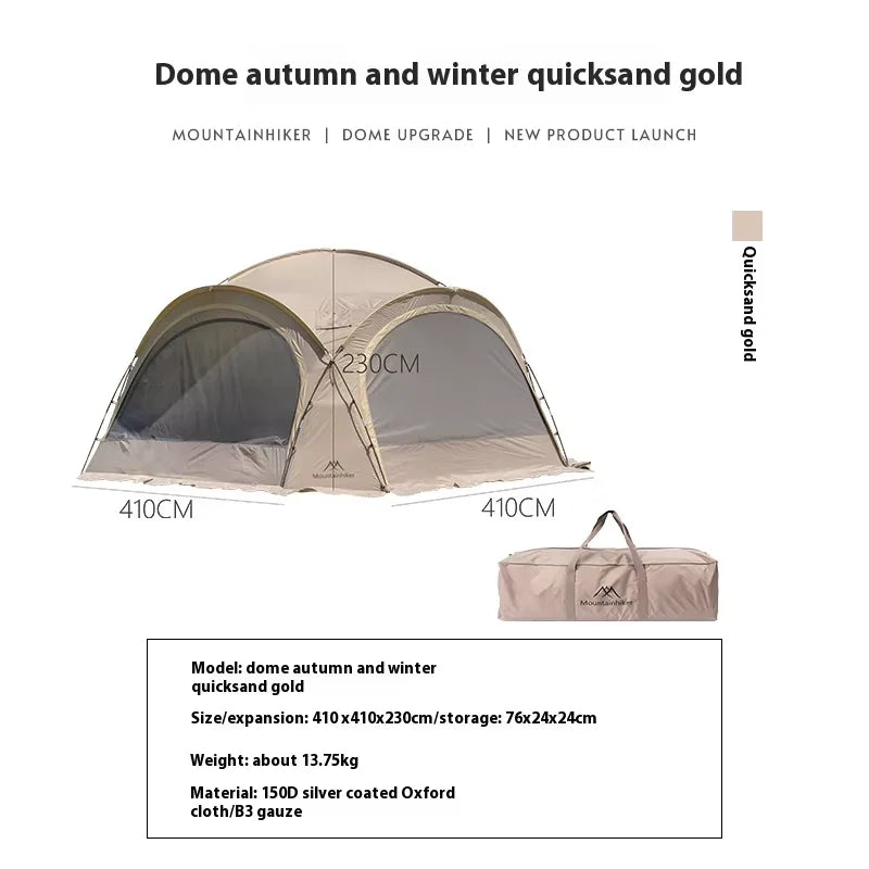 Mountainhiker outdoor camping tent car large shading dome shading family four seasons waterproof anti-mosquito net equipment