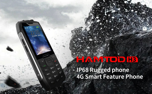 HAMTOD H3 Rugged Phone 2.8 inch HD Screen Quad-core 2000mAh Battery 0.3MP Camera 4G VoLTE