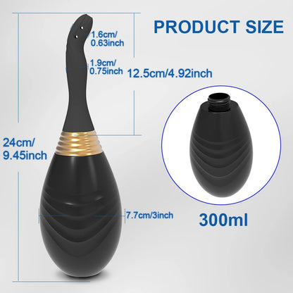 Sex Adult Products Cleaning Container Masturbator Anal Shower Vagina Cleaner Douche Anal Cleaner for Men Women Enema Bulb Device