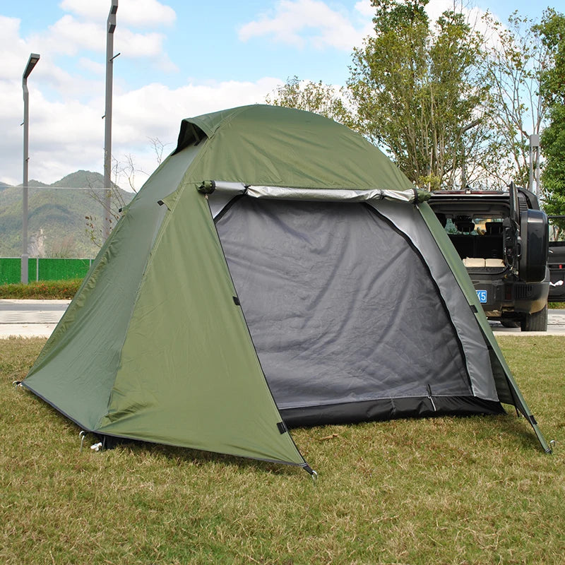 Camping Tent with Rainfly, 2, 3 Person Tent, Set up in 10 Mins, Weatherproof Tent for Camping, Festivals, Backyard, 2 Layers