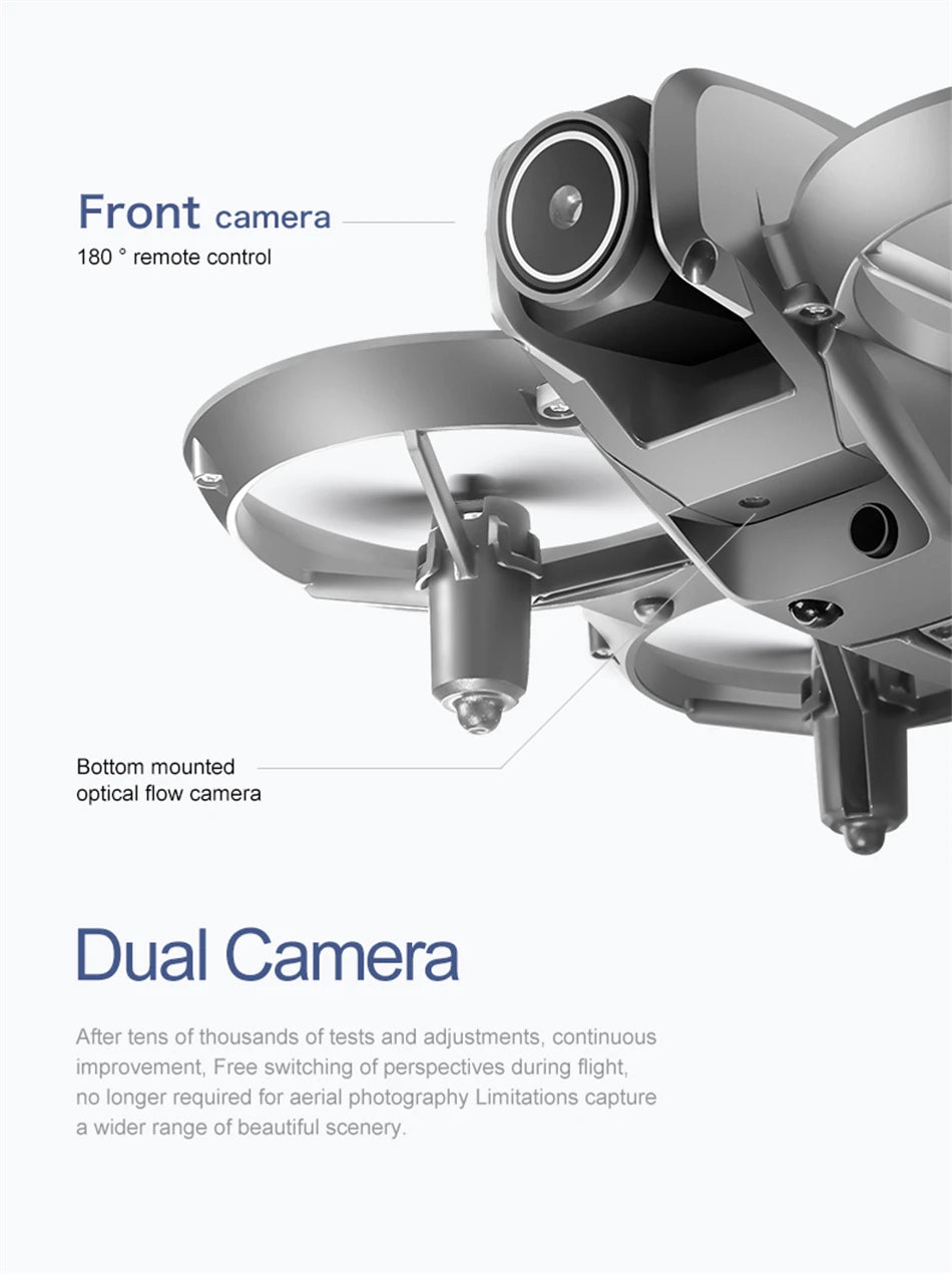 NEW Drones D16 GPS 8K Professional HD 180° Dual Camera 5G WIFI Brushless Motors Obstacle Avoidance FPV Foldable Quadcopter Drone