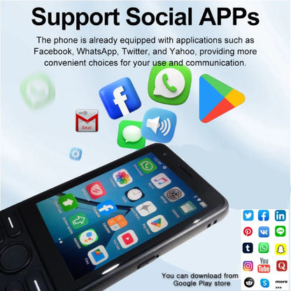 Feature Phone with Touch Screen Smartphone Wifi 5G/4G Global Languages Removable battery Big Buttons 3.54"inch Senior Cell Phone