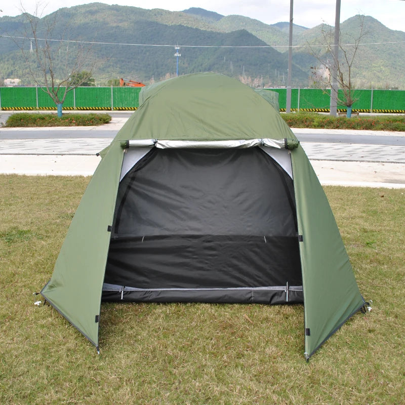 Camping Tent with Rainfly, 2, 3 Person Tent, Set up in 10 Mins, Weatherproof Tent for Camping, Festivals, Backyard, 2 Layers