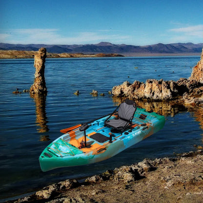 9.5ft Fishing Kayak Ultra Wide Stable Rotational Modular Plastic Canoe For Water Sports Surfing Pack Kayaks