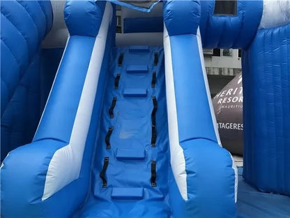 Commercial Water Park Waterslide Inflatable Kids Slide Pvc Toy Custom Inflatable Multiple Slides Children Water Slide With Pool