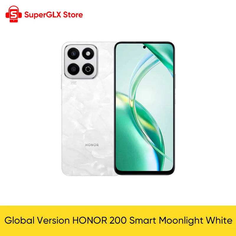 2025 New HONOR 200 Smart Global Version Snapdragon 4 Gen 2 5G Smartphone 6.8'' 120Hz TFT LCD Display 35W HONOR SuperCharge IP64