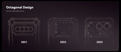 IIIF150 Raptor Rugged Phone 6.8” 120Hz 12GB+256GB Telephone Smartphone 108MP Camera 10000mAh Cell Phone Smartphon 4G Android 13