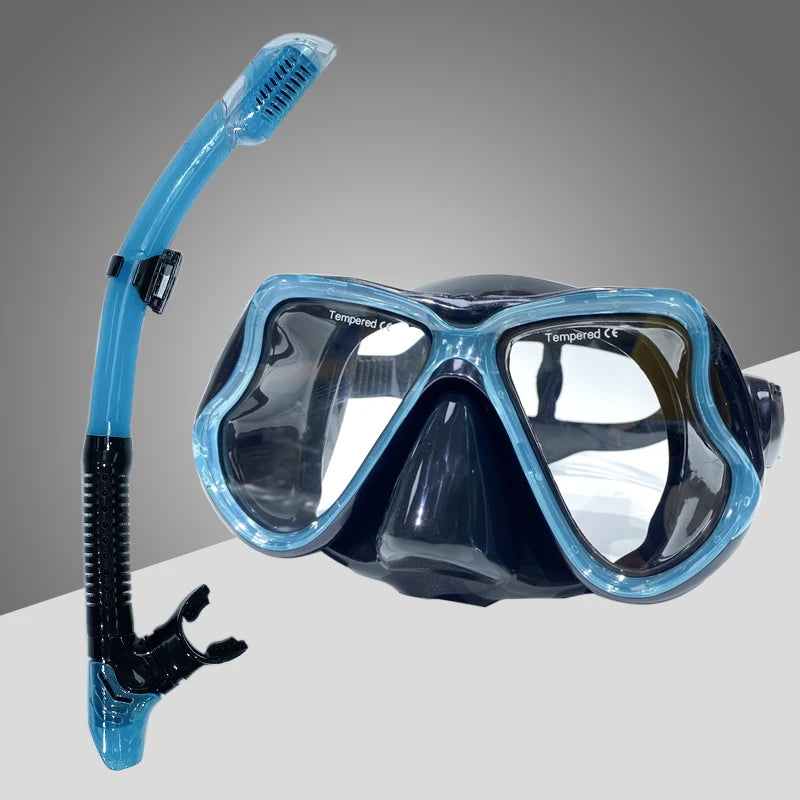 Diving Masks for Adults Snorkeling Breath Tube Set Glasses for Women Men Anti-slip Buckle Masks