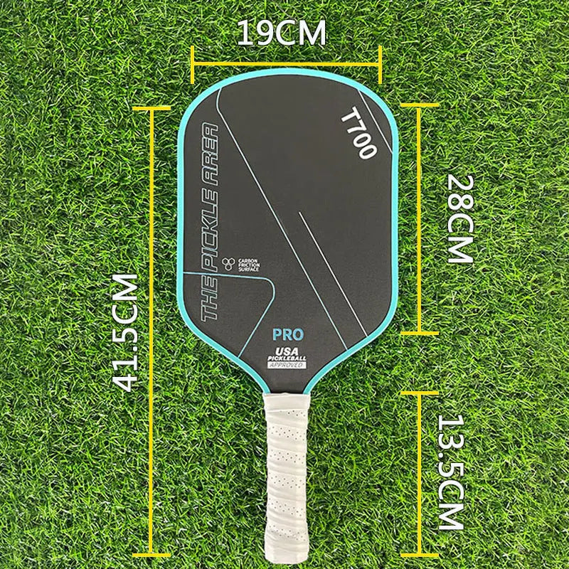 LEATOU 16MM T700 Pickleball Paddle Carbon Fiber Pickleball Racket USAPA Approved Durable Professional Game Supplies