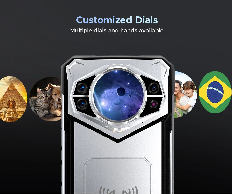 Global Version DOOGEE S200 5G Rugged Phone 12GB +256GB 6.72" Display 100MP AI Main Camera 10100mAh Mobilephone Android 16 NFC