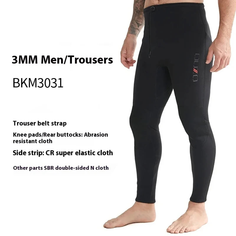 New 3MM Neoprene Men Woman Wetsuits Warm Split Diving Clothing Elasticity Scuba Surfing Snorkeling Water Sports Diving Suit
