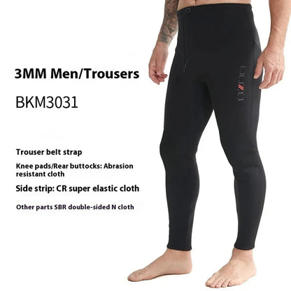 New 3MM Neoprene Men Woman Wetsuits Warm Split Diving Clothing Elasticity Scuba Surfing Snorkeling Water Sports Diving Suit