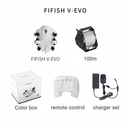 CAMORO C camolech 2023 New FIFISH V-EVO VR Underwater Rov Robot Diving Underwater Drone 4K Fish Finder with Grabber Arm