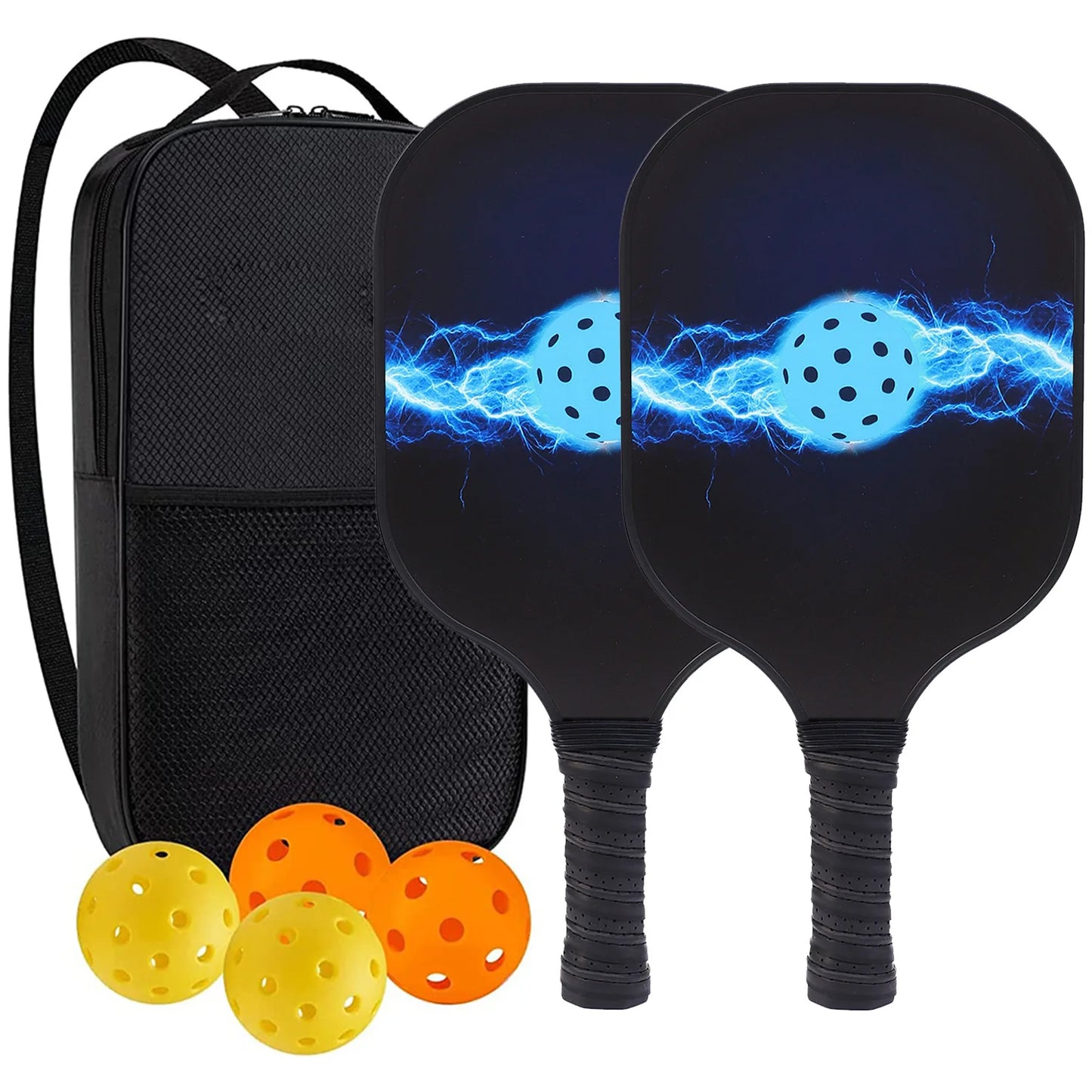 Pickleball Paddle Carbon Fiber USAPA Approved Pickleball Set Sports 6 pieces with packaging Outdoor Beach Tennis Racket