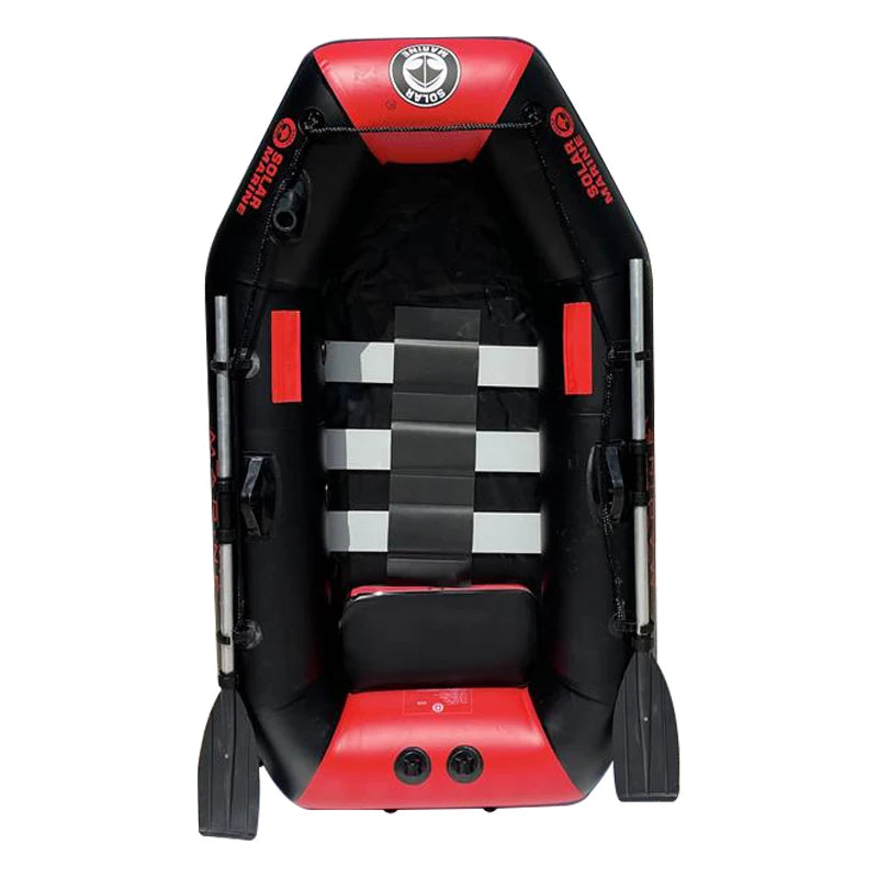 No Accessories Parts B175 Solar Marine 0.7 mm PVC Inflatable Rowing Fishing Boats One Person Kayak Canoe Dinghy Waterplay Craft