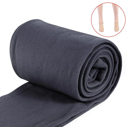 Women Winter Thermal Warm Velvet Thick Pantyhose Fluff Lined Stretch Slim Leggings Pants Ankle-Length