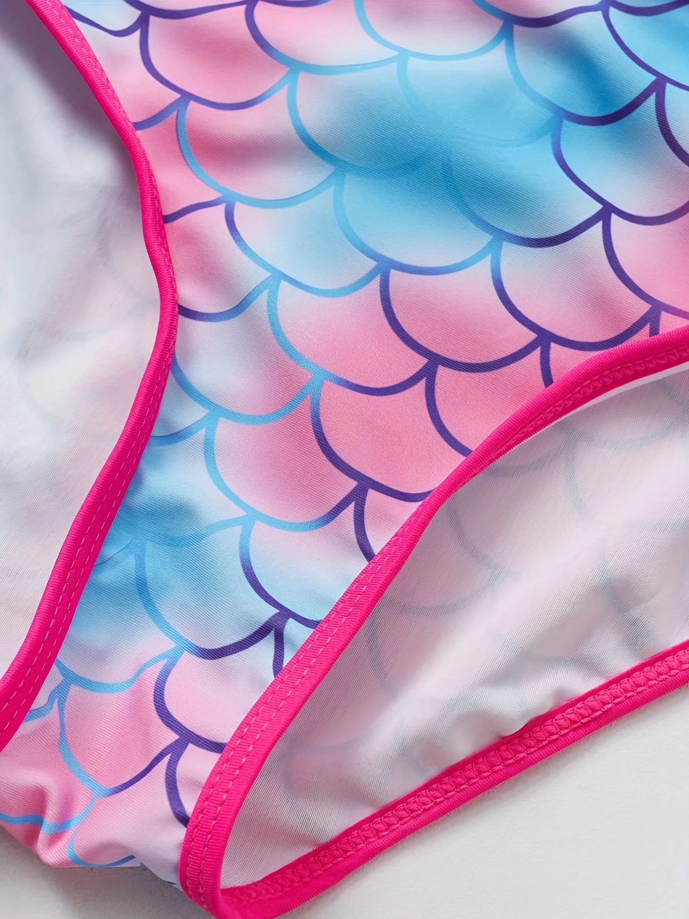 Toddler Girls One-piece Swimsuits Girl Waistless Fish Scale Mermaid Children's Ins Swimsuit