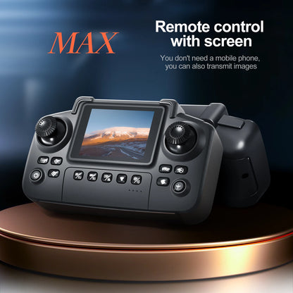 New E88 E99 Drone Remote Control with Screen Dual Camera Optical Flow Localization 2.4G RC Quadcopter One-button Take-off Drones