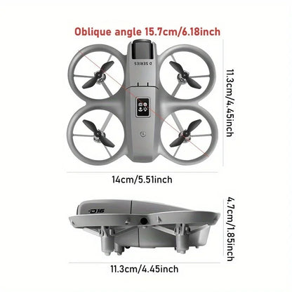 New D16 Drone HD Dual Camera Propeller Safety Design Optical Stream Positioning Three Sides Obstacle Avoidance VS DJI