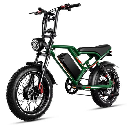 20-inch new camping E-Bike, 1000W high-speed motor off-road electric bicycle, 48V15AH battery adult city road electric scooter