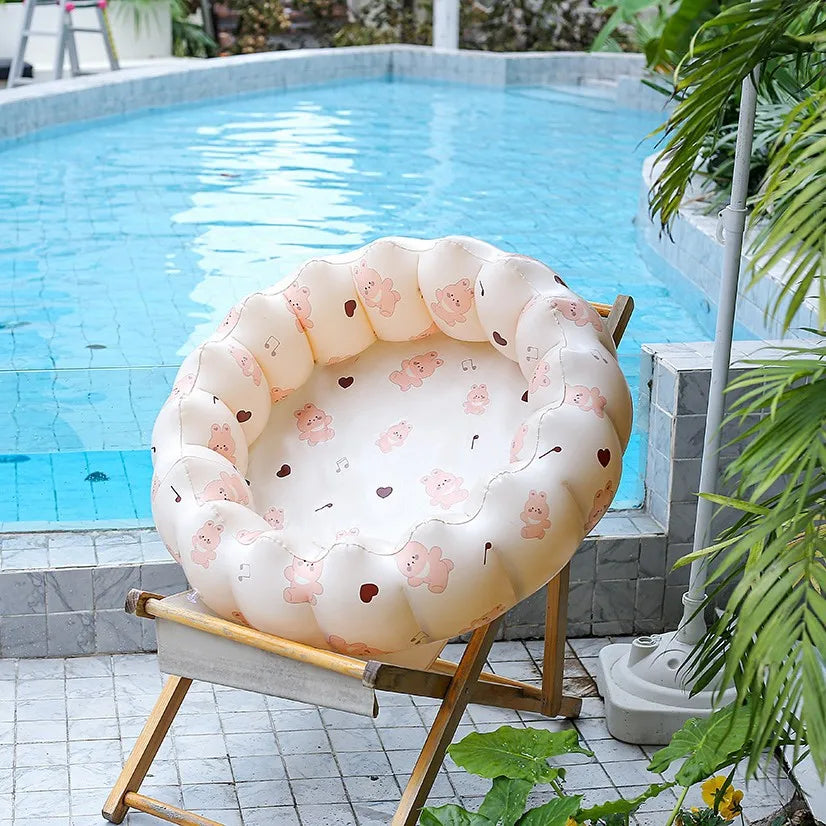 Diameter 90cm Inflatable Pit Balls Pool Baby Toys Fashion Retro Thickened Protable Swimming Pool Toys For Children Summer Toy
