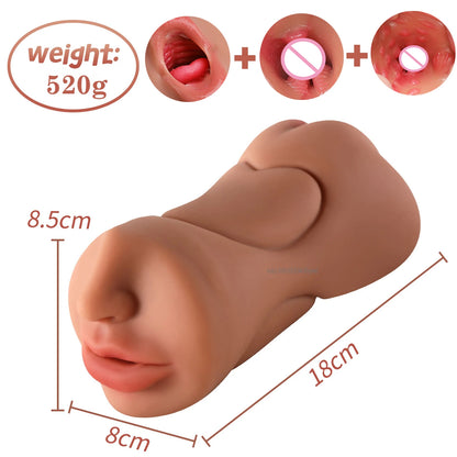Sex Toys for Men Vagina Male Masturbators Cup Real Pussy Real Vagina Sextoys Silicone Adult Product 3D Realistic Masturbator