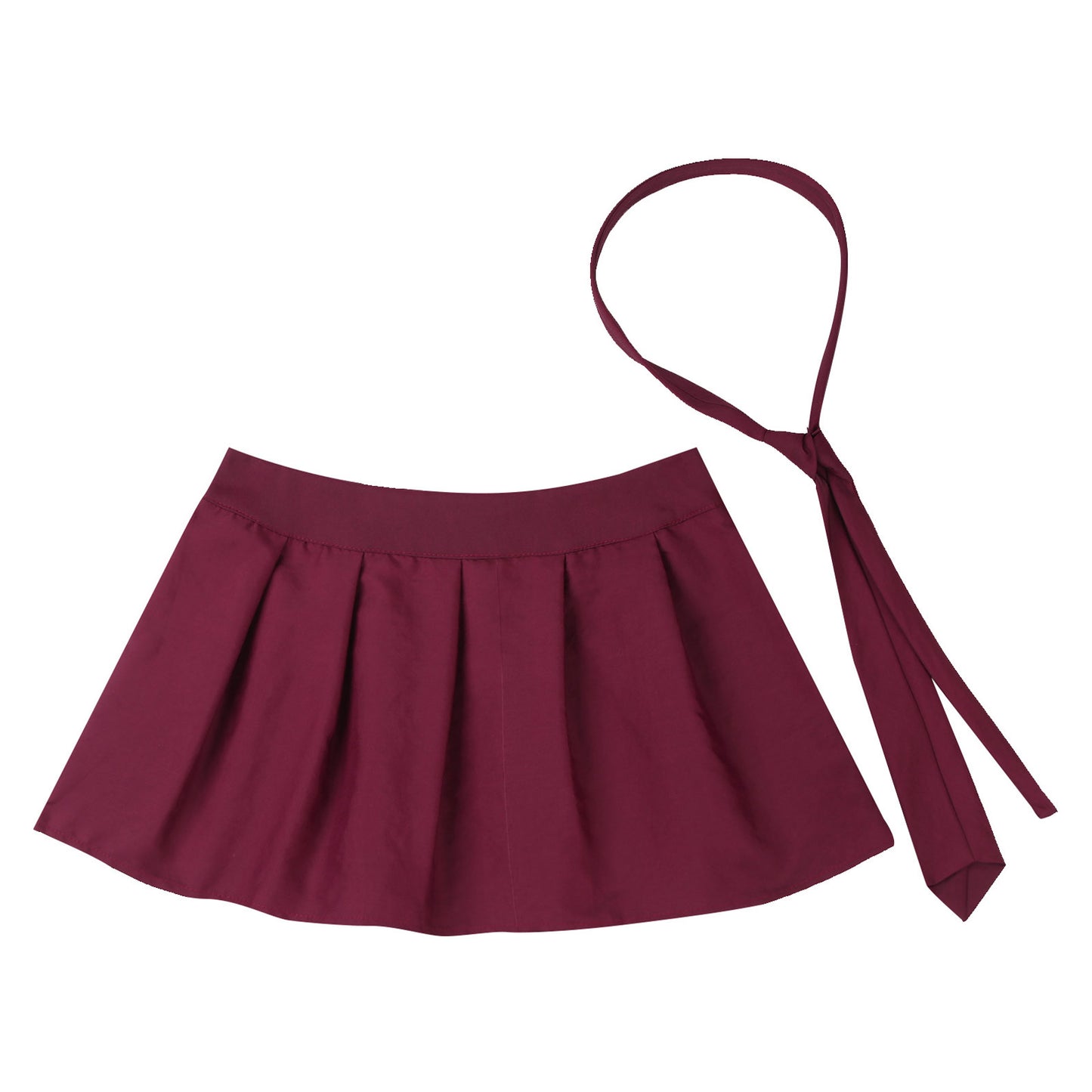 Womens Plaid Pleated Skirts With Necktie Harajuku Mini Japanese Preppy Schoolgirls Uniforms Kawaii Skirts Ladies Cosplay Costume